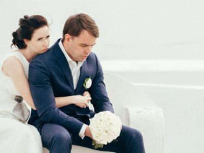 An Intimate Santorini Wedding